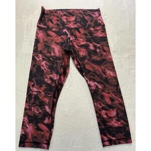 Lululemon Align High-Rise Pant 28" Intensity Pink Multi Blossom Nulu Size 10